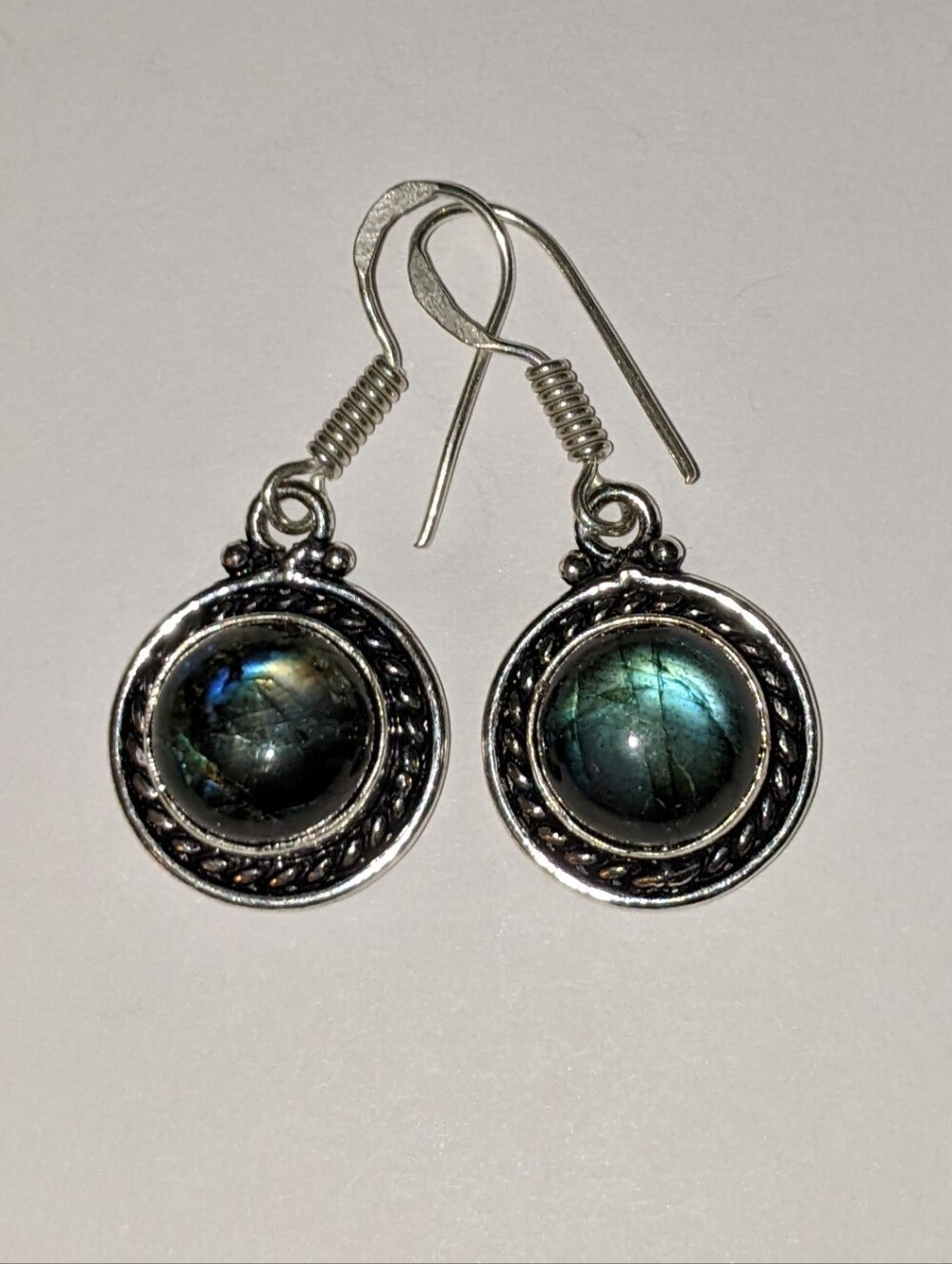 Labradorite Gemstone Jewelry 925 Sterling Silver Handmade Drop Dangle Earrings